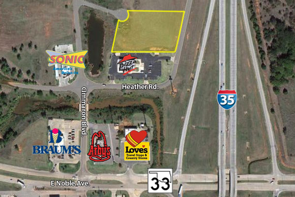 Aerial map of Guthrie Land