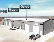 Black Sand Multi-Tenant Industrial Building for lease Edmond, Ok