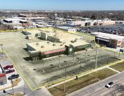retail/automotive property for sale, Norman, OK aerial view
