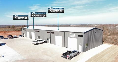 Black Sand Multi-Tenant Industrial Building for lease Edmond, Ok