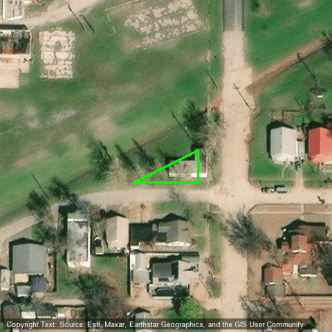 retail property for sale Carnegie, Ok aerial