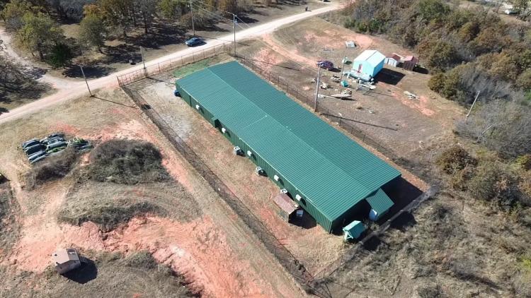 14201 Green Meadows Rd industrial building for lease Noble, OK