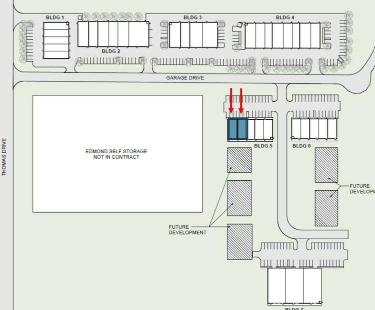 Thomas Business Park industrial spaces for lease Edmond, Ok