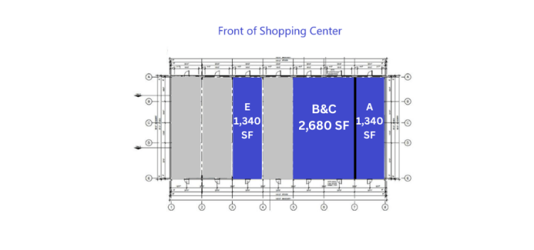 Shoppes On 89th retail space for lease, south Oklahoma City, OK