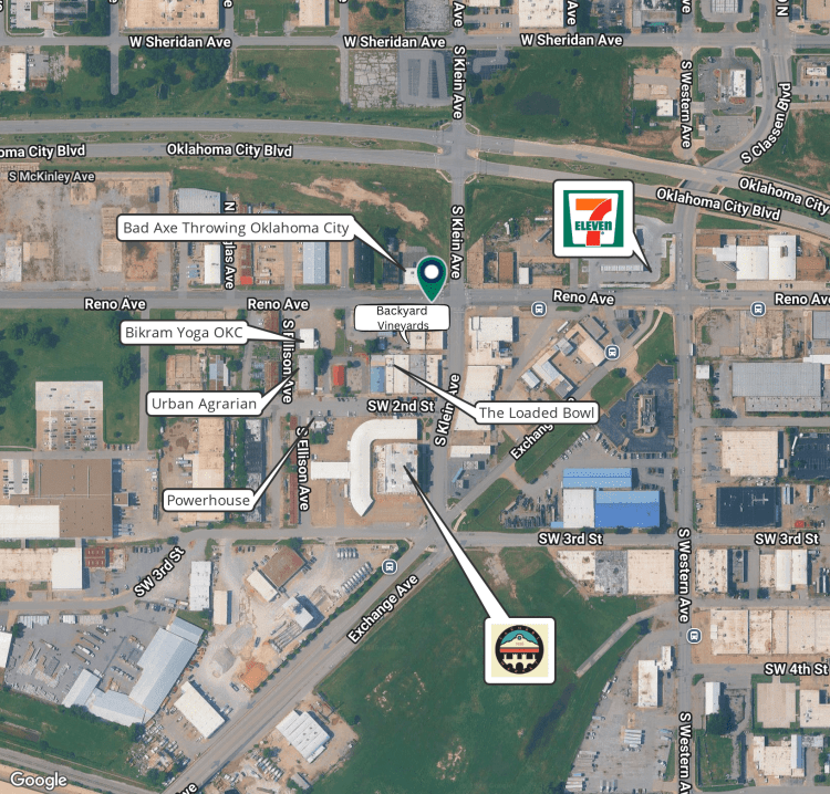 retail/office space for lease Oklahoma City, OK retail aerial