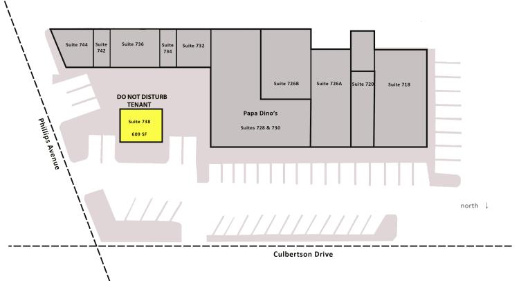 Culbertson Plaza retail space for lease Oklahoma City, OK site plan