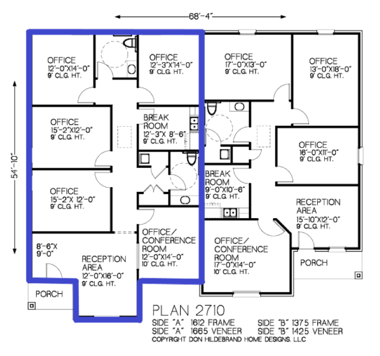Bristol Office Park office space for lease, Edmond, OK
