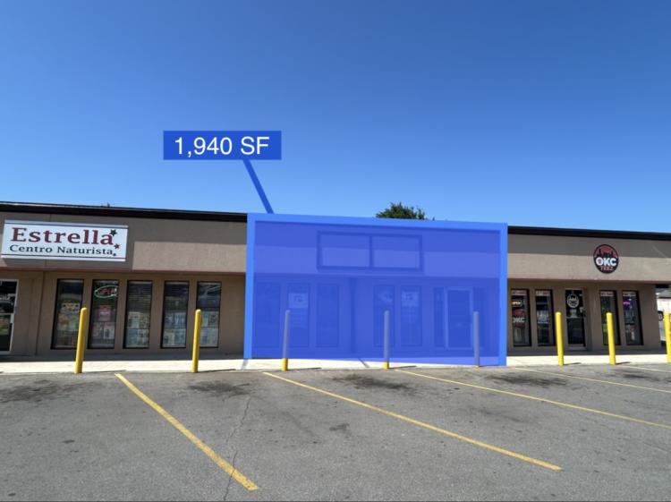 Carrillo Plaza retail space for lease SW 44th, Oklahoma City, OK