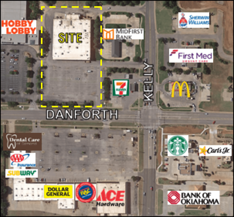 Danforth Square retail spaces for lease Edmond, OK
