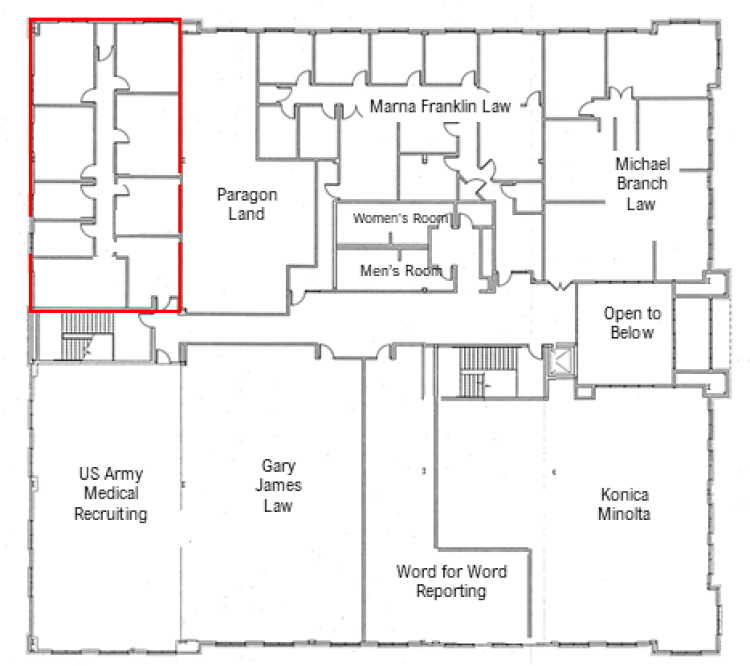 Robinson Executive Building office space available for lease, downtown Oklahoma City, OK