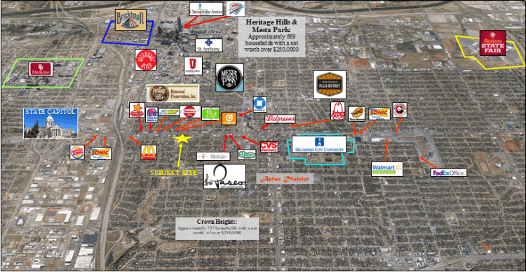 The Rise retail & office space for lease NW 23rd & Walker, Oklahoma City, OK 