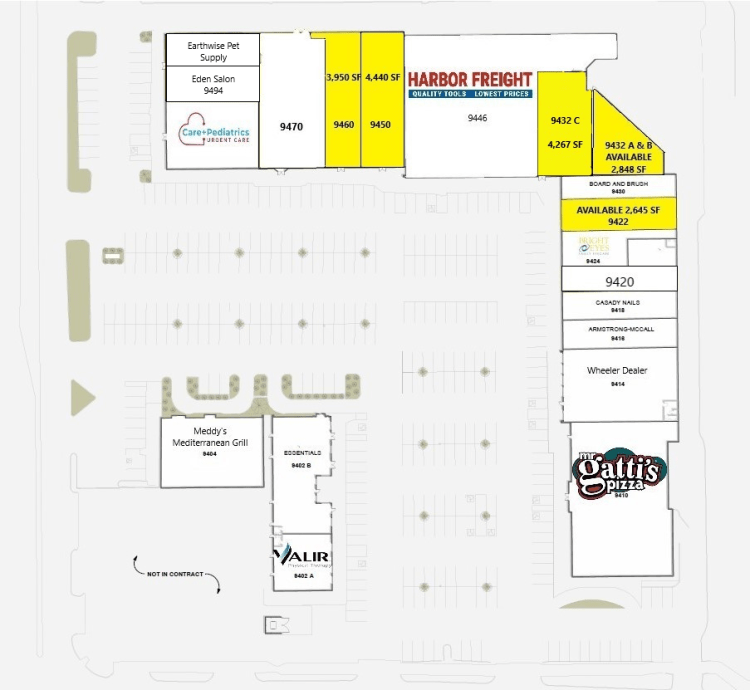Shoppes on May retail spaces for lease, Oklahoma City, Ok