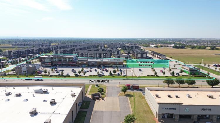 The Stacks  on NW 10th retail spaces for lease, Yukon, OK