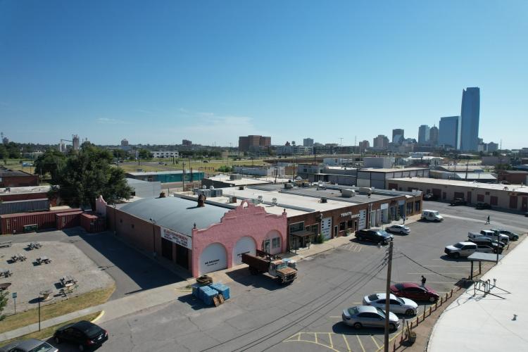 retail restaurant space for lease in Farmers Market district Oklahoma City, OK exterior photo