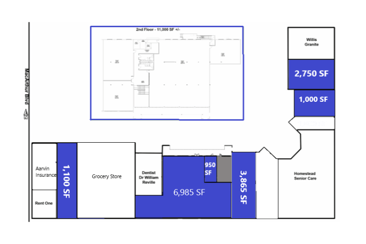 MacArthur Court retail spaces for Lease, Warr Acres, OK