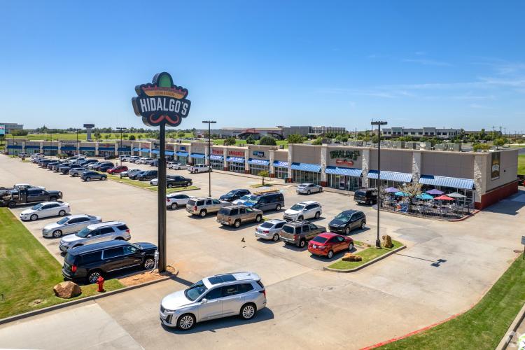 Riverwalk Shops retail space lease S I-35 service Rd Moore, OK