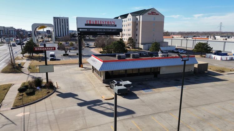 721 S Meridian Ave former restaurant space for lease Oklahoma City, Ok