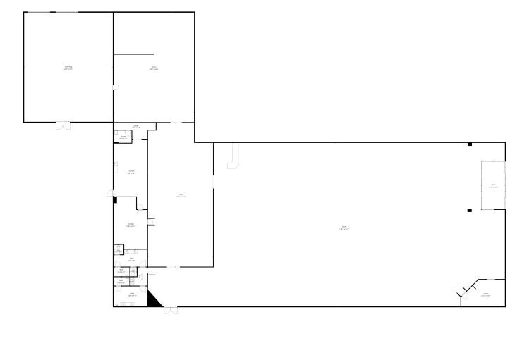 retail space for lease in Durant, OK - floor plan 