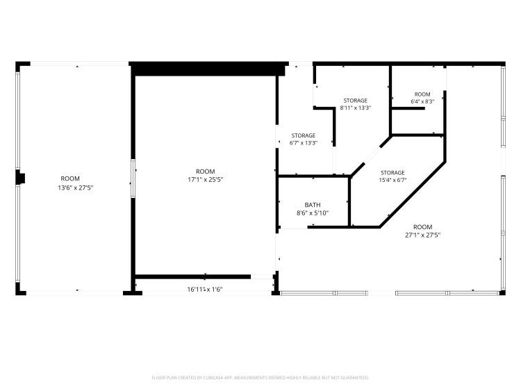 former service station for lease Ada, OK floor plan