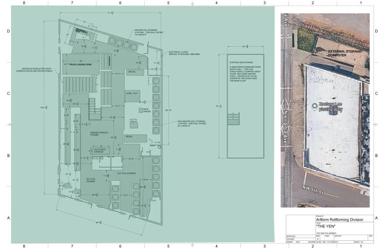 studio/oﬃce space and warehouse space for lease Oklahoma City, OK