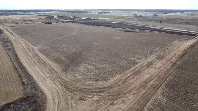 land for sale - 19 acres Duncan ok aerial view