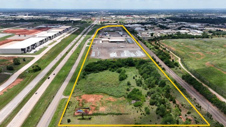 42-acre +/- moderate industrial site for sale Oklahoma City, OK 
