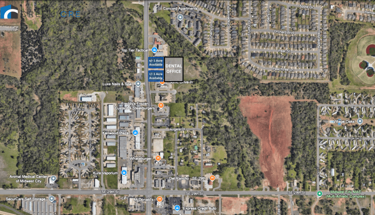 2500 S Douglas Development Land for sale Midwest City, OK