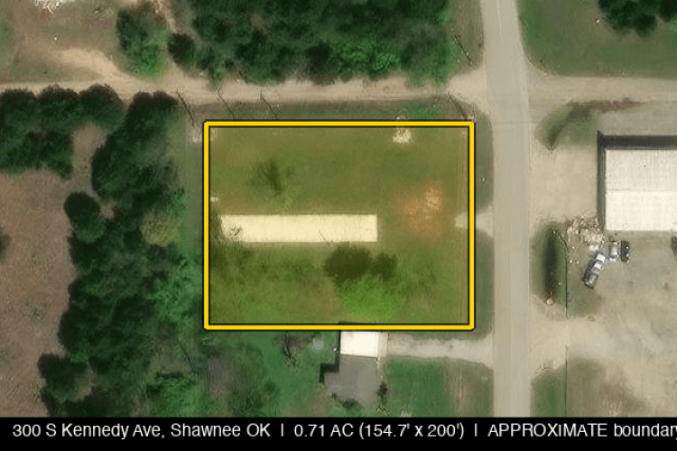 Land For Sale Shawnee, OK aerial