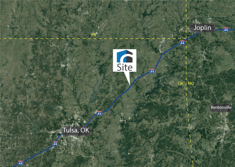 land for sale NW Corner of E 310 Rd and Highway 69 Big Cabin, OK