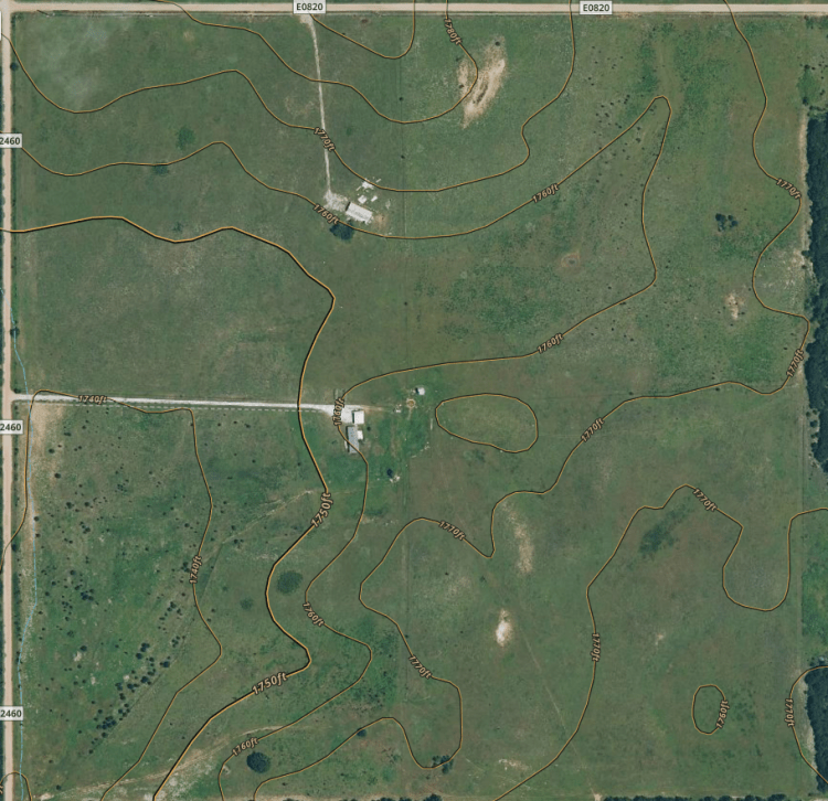 1339 OK-33, Faye, Ok aerial