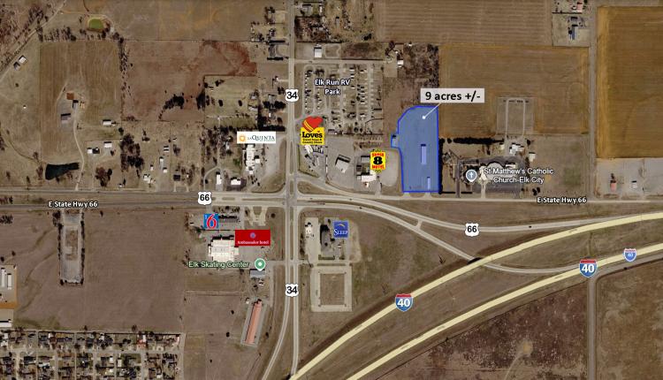 Truckers parking gravel lot- for sale Elk City, OK