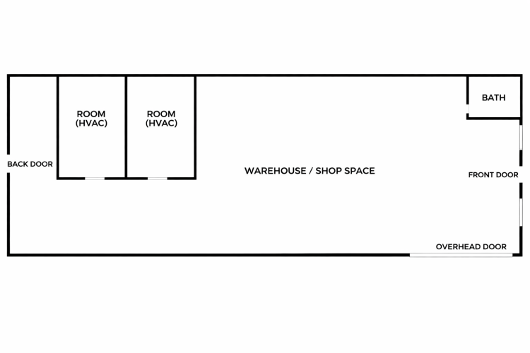 Industrial Building For Sale  Edmond, OK floor plan