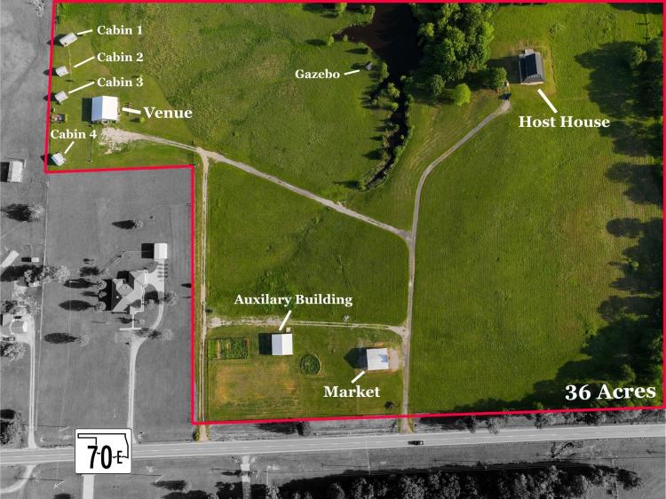 specialty Inn / retail Durant, OK aerial