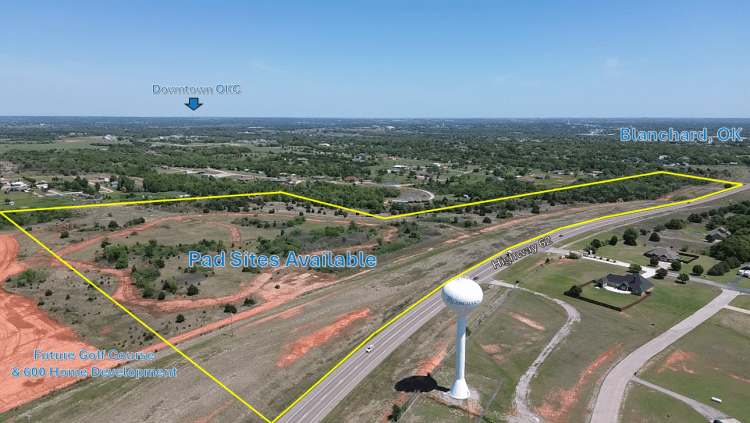 Blanchard Golf Course Development Land for sale Blanchard, Ok