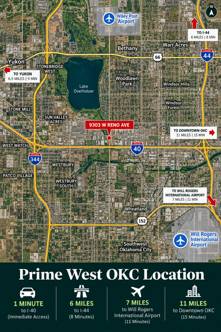 9303 W Reno Ave  |  10 Acres  |  OKC, OK