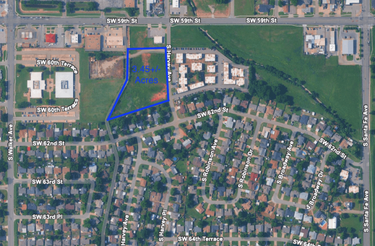 432 SW 59th St  4.95 Acres land for sale, SW Oklahoma City, OK