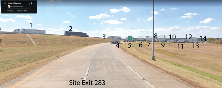 land for sale NW Corner of E 310 Rd and Highway 69 Big Cabin, OK