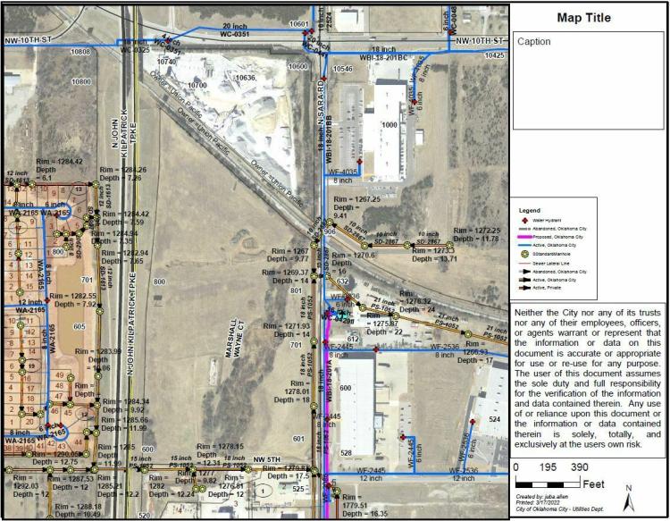 W. OKC Industrial Land (I-2) NW 10th & Sara Rd for Sale, Oklahoma City, OK