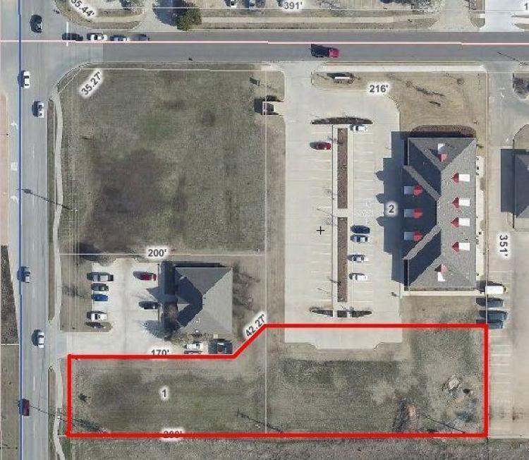 800 W 18th St land for Sale Edmond, OK aerial