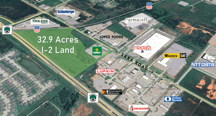 W. OKC Industrial Land (I-2) NW 10th & Sara Rd for Sale, Oklahoma City, OK