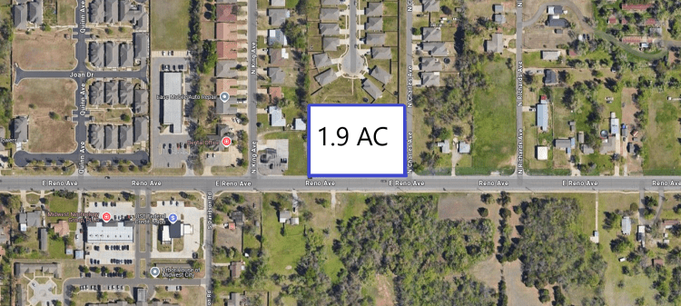 9417 E Reno Ave 1.9 Acres land for Sale, Oklahoma City, OK