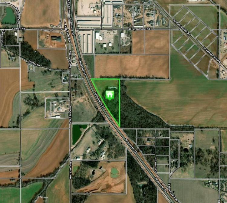 E I-35 & Sycamore Rd land for sale Goldsby, OK