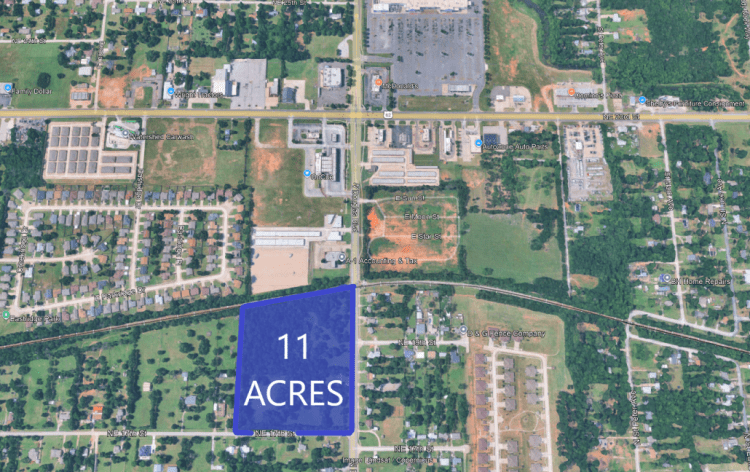 1905-1919 N Douglas Blvd - Midwest City, OK 11 Acres land for Sale