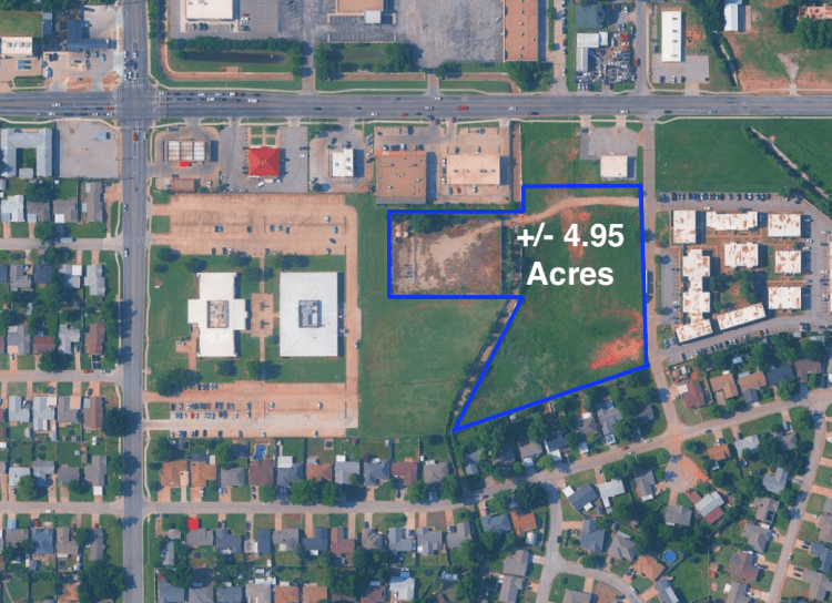 432 SW 59th St  4.95 Acres land for sale, SW Oklahoma City, OK