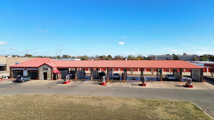 Red Roof Car Wash property for sale, Norman, OK