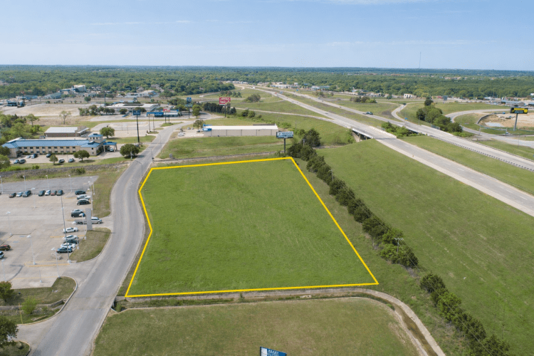 retail land for sale Ardmore, OK aerial