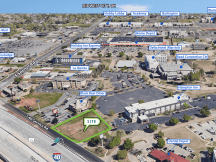 retail ground lease in Midwest City, OK retailer aerial