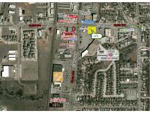Aerial - close up view of Retail Pad Site For Sale, Edmond, OK
