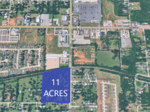 1905-1919 N Douglas Blvd - Midwest City, OK 11 Acres land for Sale
